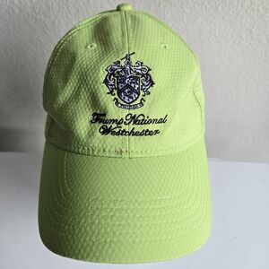NEW AHEAD MID-FIT‎ Cap Hat TRUMP NATIONAL GOLF CLUB WESTCHESTER Green Adjustable